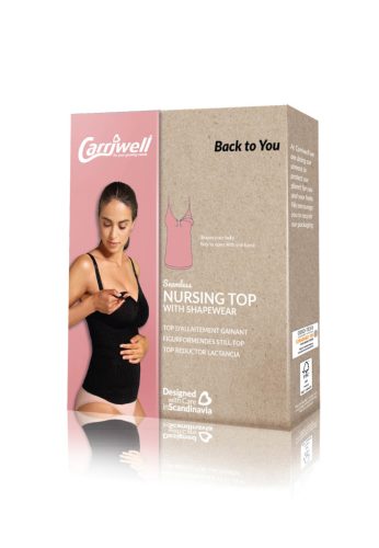 Carriwell Hasleszorító szoptatós top - Fehér XL