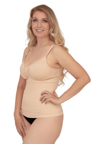 Carriwell Hasleszorító szoptatós top - Testszín M