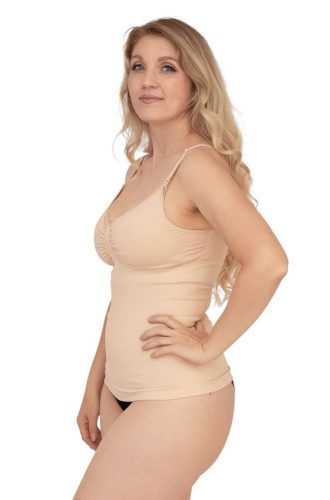 Carriwell Hasleszorító szoptatós top - Testszín L
