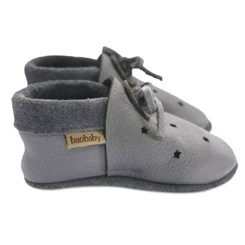 Baobaby Sandals puhatalpú cipő - Stars grey - XS