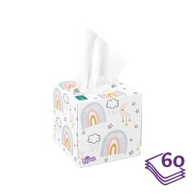 Violeta dobozos 3 rétegű papírzsebkendő, 60 db