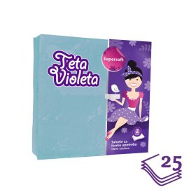 Violeta szalvéta 2 rétegű, 25 db – kék