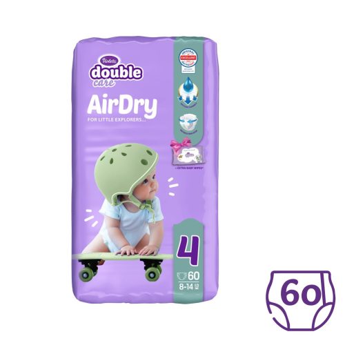 Violeta Double Care Air Dry Nadrágpelenka 4 (8-14 kg) 60 db