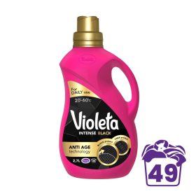 Violeta Intense black mosógél fekete ruhákhoz, 2,7 L