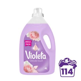Violeta öblítő delicate touch, 4 L – lila