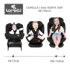 Lorelli Capella autósülés ISOFIX 40-150cm - Pink