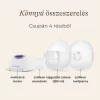 Lansinoh hordható mellszívó - 4 fázisú, dupla + Theragyöngy mellpárna szett