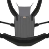 NANDU Bébi Csatos hordozó - sötétszürke-fekete