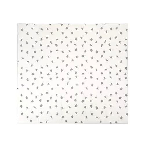 Lorelli Összehajtható 2 oldalas thermo játszószőnyeg 180x200cm - Grey Waves & stars