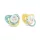 Baby Care cumi kupakkal 2db 6M+ - YELLOW/BLUE
