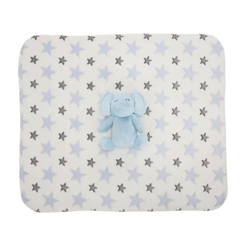 Lorelli Nappy takaró 75x90 cm - Blue Elephant