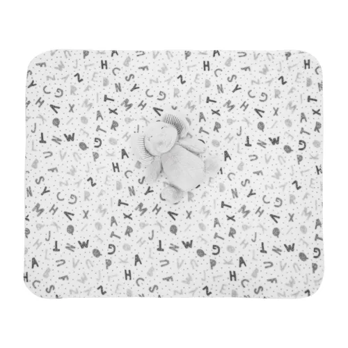 Lorelli Nappy takaró 75x90 cm - Grey Elephant