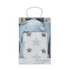 Lorelli Poffy Duo takaró 75x90 cm párnával 45x30 cm - White Blue Teddy Bear