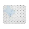 Lorelli Poffy Duo takaró 75x90 cm párnával 45x30 cm - White Blue Teddy Bear