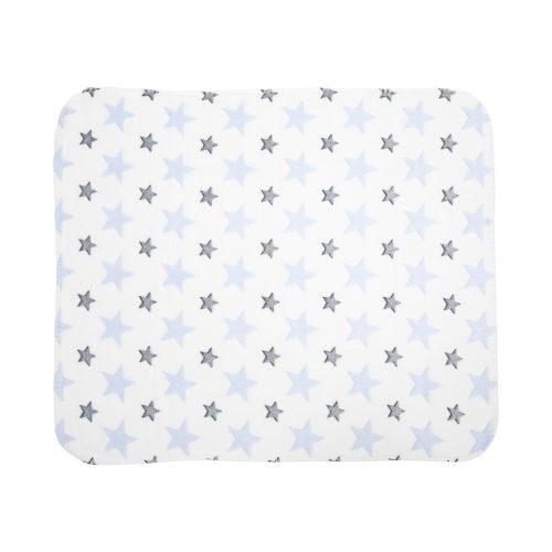 Lorelli Poffy Duo takaró 75x90 cm párnával 45x30 cm - White Blue Teddy Bear