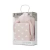 Lorelli Poffy Duo takaró 75x90 cm párnával 45x30 cm - Peach Bunny