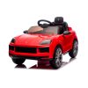 Chipolino Porsche Cayenne elektromos autó bőr üléssel - red