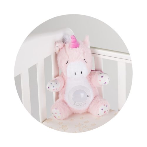 Chipolino projektoros zenélő plüss játék - Unicorn
