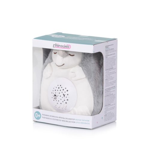 Chipolino projektoros zenélő plüss játék - Little Hedgehog