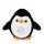Chipolino projektoros zenélő plüss játék - Little Penguin