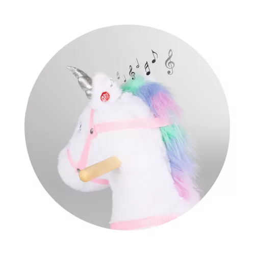 Chipolino lovacska hanggal és kerékkel - pink