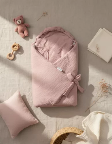 Albero Mio bélelt autósülésbe való pólya - CC1 Pink