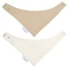 Albero Mio muszlin előke, 2 darabos csomag - WM447 Biscuit beige