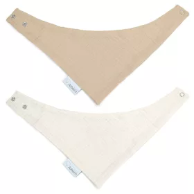   Albero Mio muszlin előke, 2 darabos csomag - WM447 Biscuit beige