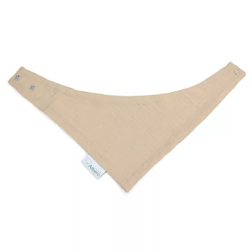 Albero Mio muszlin előke, 2 darabos csomag - WM447 Biscuit beige