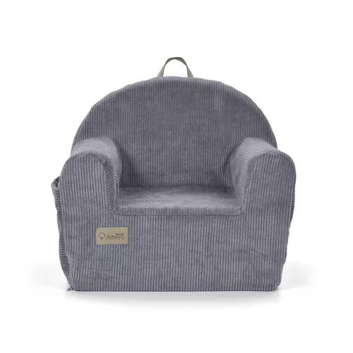 Albero Mio kordbársony babafotel - Grey