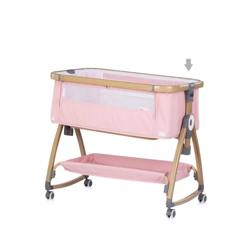 Chipolino Charisma babaöböl - powder pink/wood