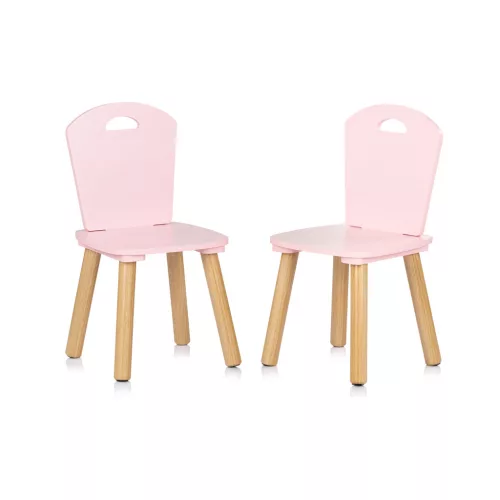 Chipolino Asztalka 2 székkel - pink
