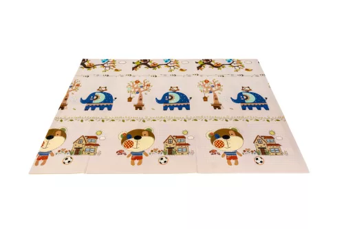 2 oldalas összehajtható játszószőnyeg 180x200cm - Erdő