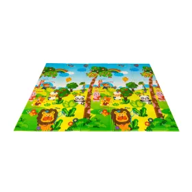   2 oldalas összehajtható játszószőnyeg 180x200cm - Oroszlán