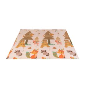   2 oldalas összehajtható játszószőnyeg 180x200cm - Indiános