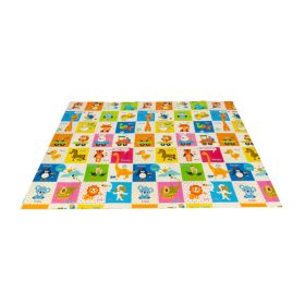   2 oldalas összehajtható játszószőnyeg 180x200cm - Zsiráfos