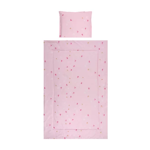 Lorelli 3 részes ágynemű garnitúra - Butterflies Pink