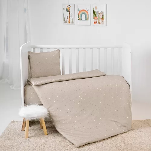 Lorelli 5 részes ágynemű garnitúra - Beige Sky