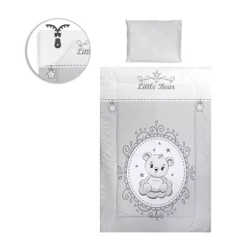 Lorelli 5 részes ágynemű garnitúra - Little Bear GREY