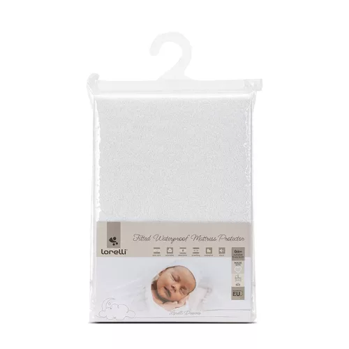 Lorelli vízhatlan gumis lepedő 70x140x20 - White
