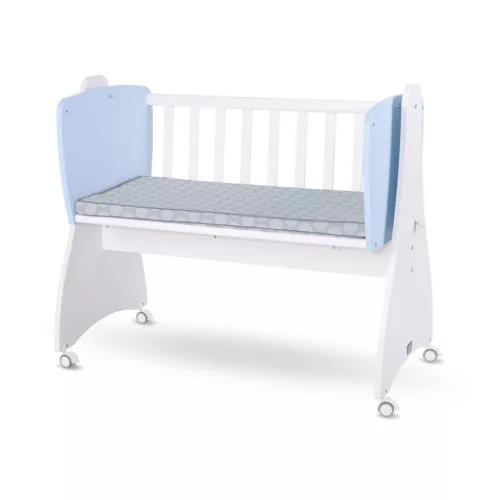 Lorelli First Dreams ringatható bölcső 105x55 - White / Baby Blue