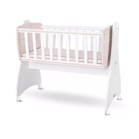   Lorelli First Dreams ringatható bölcső 105x55 - White / Light Oak