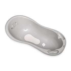   Lorelli Kád 100 kád leeresztő dugóval csúszásgátlóval - Zebra Grey