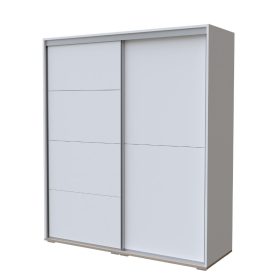   Todi Misty gardróbszekrény 140 cm széles (10 doboz) - Fehér