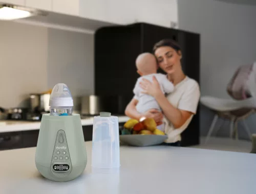 Nuvita digitális cumisüveg-melegítő - 1170 - Sage green