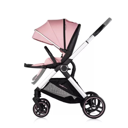 Chipolino Euphoria 3 az 1-ben újszülött babakocsi - Powder pink