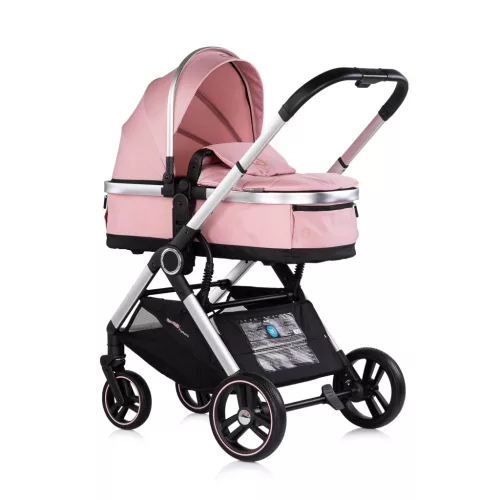 Chipolino Euphoria 3 az 1-ben újszülött babakocsi - Powder pink