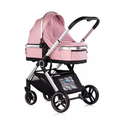 Chipolino Euphoria 3 az 1-ben újszülött babakocsi - Powder pink