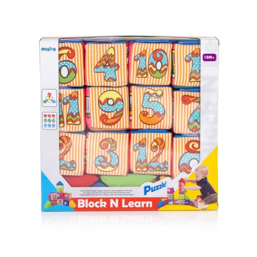 Chipolino Puha játékkockák - 12 db