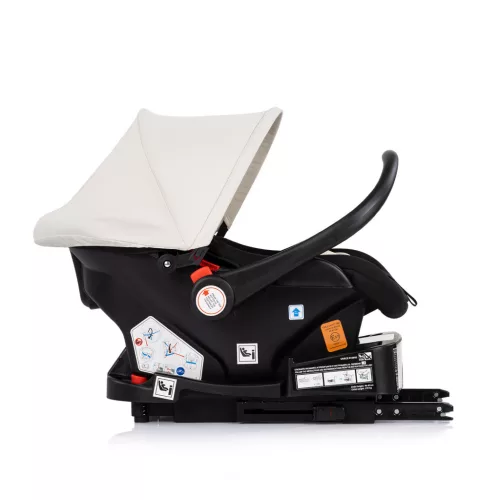 Chipolino Amore autóshordozó adapterrel 40-87cm - Cashmere